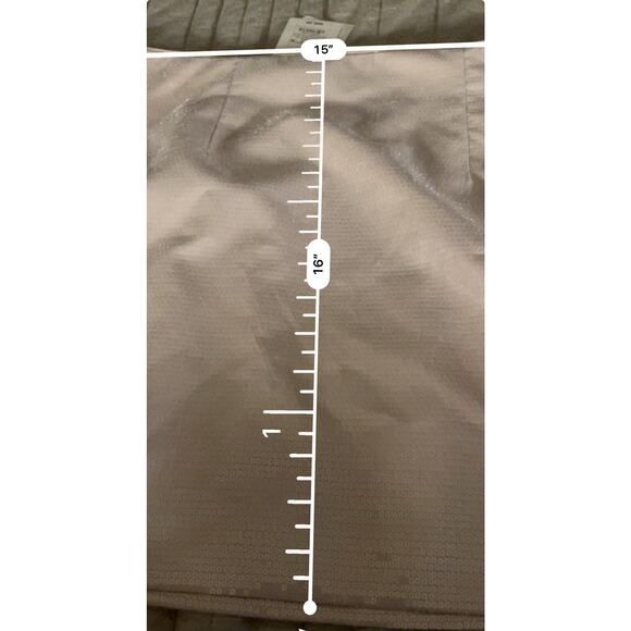 A New Day Women's Sequin Party Mini Skirt - Tan 8 NWT - Picture 6 of 6